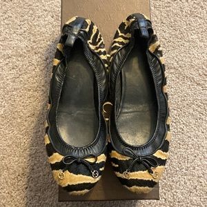 Gucci pony hair ballet flats